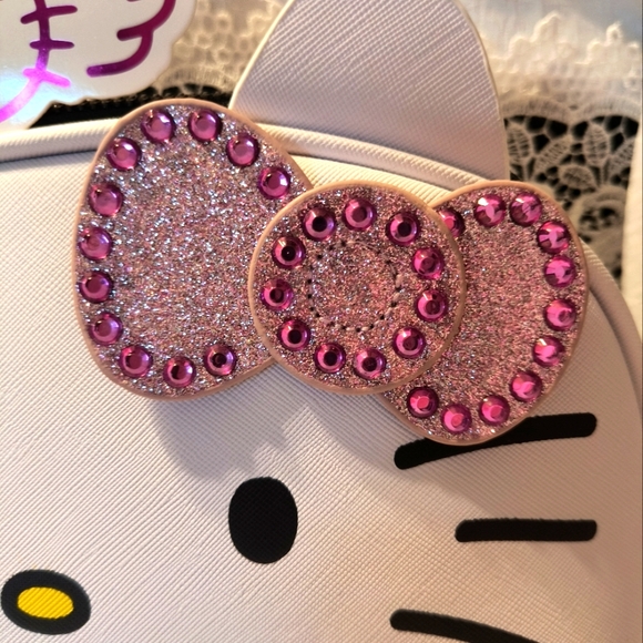 Hello Kitty The Creme Shop Pink Bling Y2K Makeup Bag NWT - Picture 3 of 4
